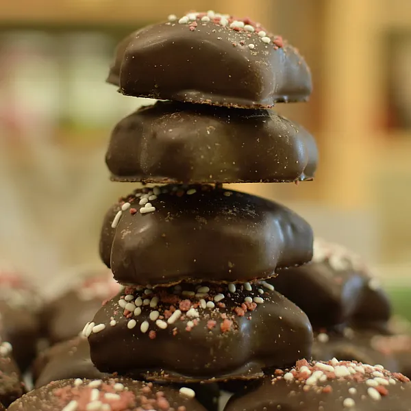 ΧΥΜΑ Χριστουγεννιάτικα Μπισκότα με επικάλυψη σοκολάτας (500 γρ.)